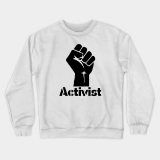 Black power activist Crewneck Sweatshirt